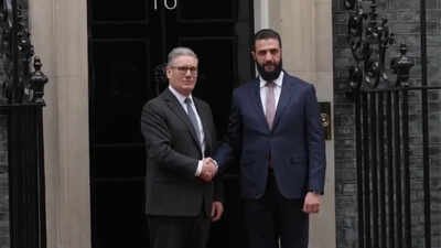 Syrian President al-Sharaa meets Starmer on first UK visit after years of strain; migration, border security on agenda