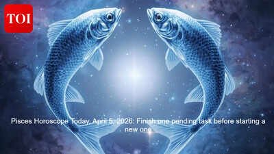 Pisces Horoscope Today, April 5, 2026: Finish one pending task before starting a new one