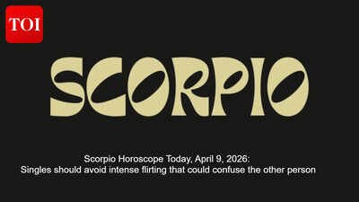 Scorpio Horoscope Today, April 9, 2026: Singles should avoid intense flirting that could confuse the other person