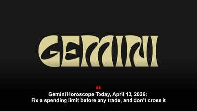 Gemini Horoscope Today, April 13, 2026: Fix a spending limit before any trade, and don’t cross it