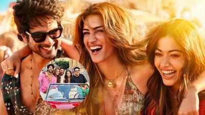 Cocktail 2: ‘The party it was’: Shahid Kapoor drops BTS glimpses from ‘Cocktail 2’ sets with Kriti Sanon and Rashmika Mandanna | Hindi Movie News