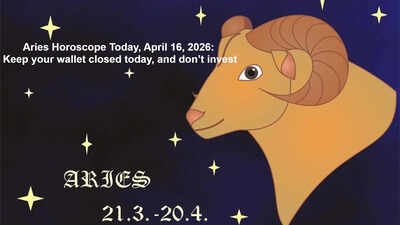 Aries Horoscope Today, April 16, 2026: Keep your wallet closed today, and don’t invest
