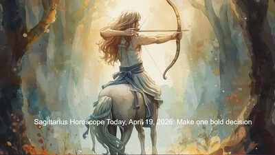 Sagittarius Horoscope Today, April 19, 2026: Make one bold decision