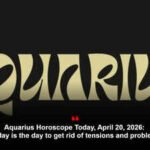Aquarius Horoscope Today, April 20, 2026: Today is the day to get rid of tensions and problems