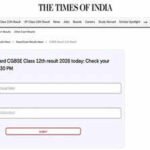 Chhattisgarh Board 12th Result: Scorecards releasing today at 2:30 pm; here’s how to check your marks on TOI portal