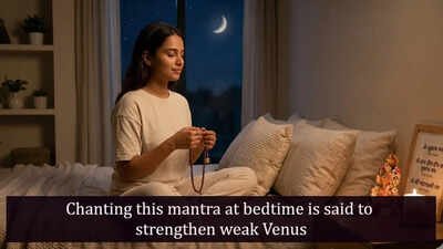 Chanting this mantra at bedtime is said to strengthen weak Venus: Details inside