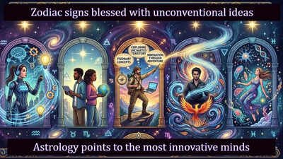 Zodiac signs blessed with unconventional ideas: Astrology points to the most innovative minds