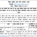Bihar Home Guard recruitment exam date announced: Check complete details here