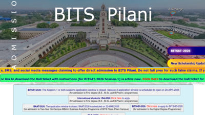 BITSAT admit card 2026 released at bits-pilani.admissions.ac.in: Direct link to download hall tickets here