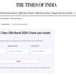BSE AP SSC 10th class results 2026: Direct link to check marks memo on TOI portal