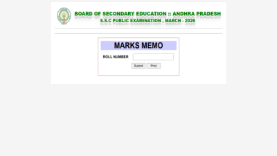AP SSC 10th Class result 2026 released with 85.25% pass percentage at results.bse.ap.gov.in: Direct link to download marks memo here