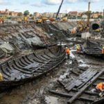 Buried beneath a Swedish city: Six centuries-old shipwrecks discovered during a railway project | World News