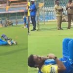 MS Dhoni plays with ‘Champak’, return buzz grows ahead of MI vs CSK clash | Cricket News