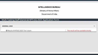 IB MTS result 2026 release shortly as per official notice; here’s how to download merit list at mha.gov.in
