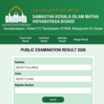 Samastha Kerala Revaluation result 2026 expected to be released soon at result.samastha.info: Check complete details here