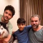 Sohail Khan posts cozy family frame with sons and pet Husky; Calls it ‘My immediate lovable family’ | Hindi Movie News