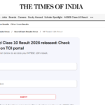 MP Board result 2026 released: Official MPBSE website crashes; direct link to check Class 10, 12 scores on TOI portal