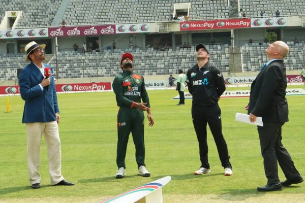 New Zealand 36/2 in 12.4 Overs | BAN vs NZ, 2nd ODI Live Score: Nahid Rana removes Henry Nicholls, Will Young early