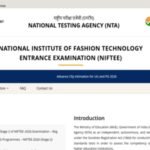 NTA NIFTEE 2026 exam city intimation slip released for Stage 2 at exams.nta.nic.in: Direct link to download here