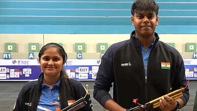 ISSF World Cup: Palak, Mukesh Nelavalli win 10m air pistol mixed team gold with world record | More sports News