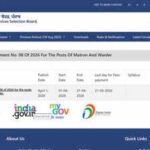 Punjab PSSSB jail warder and matron recruitment deadline closes today; apply here