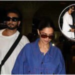 Ranveer Singh ensures mom-to-be Deepika Padukone is comfortable at every moment as the couple gets spotted at the airport |
