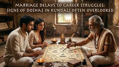 Marriage delays to career struggles: Signs of doshas in kundali often overlooked |