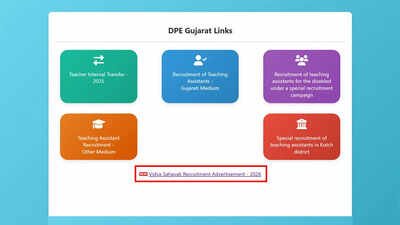 Vidya Sahayak Recruitment Gujarat: GSPESC recruitment 2026: Notification for 11,000 Gujarati medium teaching posts for primary schools released