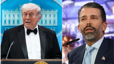‘If I do attend, I get killed’: Donald Trump says he ‘has a thing called Iran’ stopping him from attending son’s wedding