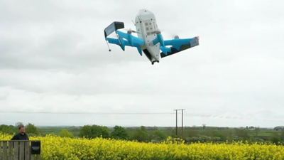 Amazon begins drone deliveries in UK with Darlington pilot programme | World News