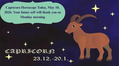 Capricorn Horoscope Today, May 10, 2026: Your future self will thank you on Monday morning