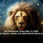Leo Horoscope Today, May 13, 2026: Double check figures, names, and attachments before sending mails