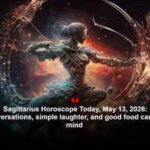 Sagittarius Horoscope Today, May 13, 2026: Good conversations, simple laughter, and good food can reset your mind