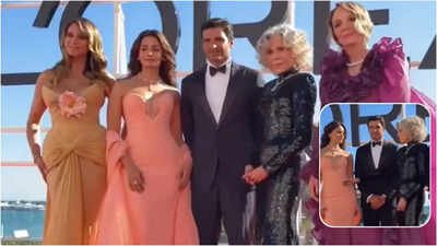 Did Hollywood legend Jane Fonda ask Alia Bhatt to step aside on the red carpet with Heidi Klum?