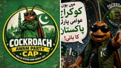 Pakistan gets its own ‘Cockroach Awaam Party’ as India’s viral CJP sparks cross-border satire wave