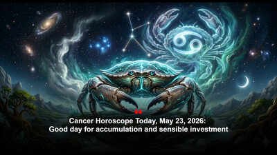 Cancer Horoscope Today, May 23, 2026: Good day for accumulation and sensible investment