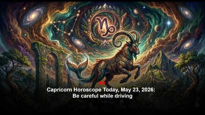 Capricorn Horoscope Today, May 23, 2026: Be careful while driving