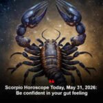 Scorpio Horoscope Today, May 31, 2026: Be confident in your gut feeling