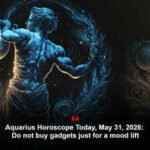 Aquarius Horoscope Today, May 31, 2026: Do not buy gadgets just for a mood lift