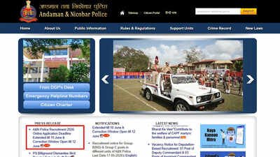 A&N Police recruitment 2026 deadline extended till June 10 for 495 Group B and C vacancies
