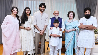 Pawan Kalyan Welcomes PM Modi: A Heartwarming Family Gathering in Hyderabad |