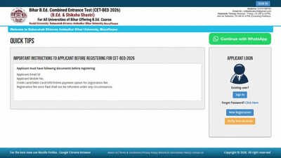 Bihar B.Ed CET 2026 application closes today, check direct link for admission and exam details here