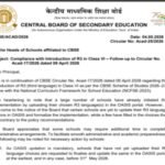 CBSE warns schools over non-compliance in Class 6 third language rollout, sets May 31 deadline for mandatory update