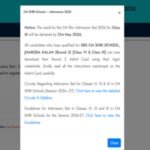 CM Shri admission test 2026 Class 11 result to be released by May 31: Steps to download scores here