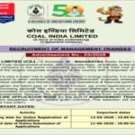 Coal India initiates 660 Management Trainee recruitment notice released: Applications open from May 12