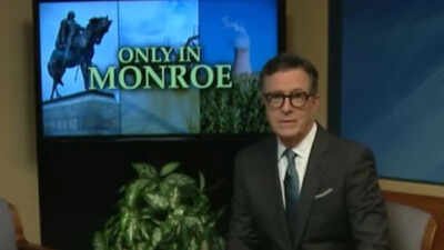 Stephen Colbert returns to TV hosting with ‘Only in Monroe’ one day after signing off ‘The Late Show; says, ‘It’s been an excruciating 23 hours’ |