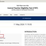 CTET September 2026 registration window opens today at ctet.nic.in; check key dates and details