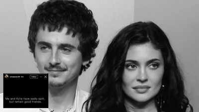 Timothée Chalamet and Kylie Jenner split rumours debunked after fake social media post goes viral