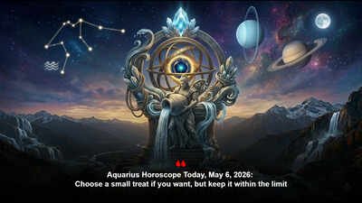 Aquarius Horoscope Today, May 6, 2026: Choose a small treat if you want, but keep it within the limit
