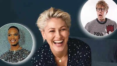 Emma Willis, Josh Widdicombe, and Johannes Radebe
